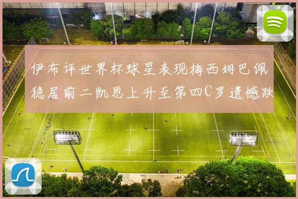伊布评世界杯球星表现梅西姆巴佩稳居前二凯恩上升至第四C罗遗憾跌出前十